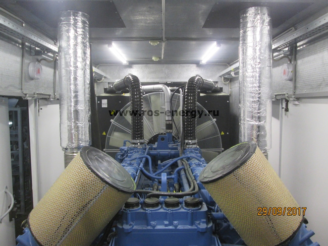 Дизель-генераторы в контейнере 1 МВт для морского порта
